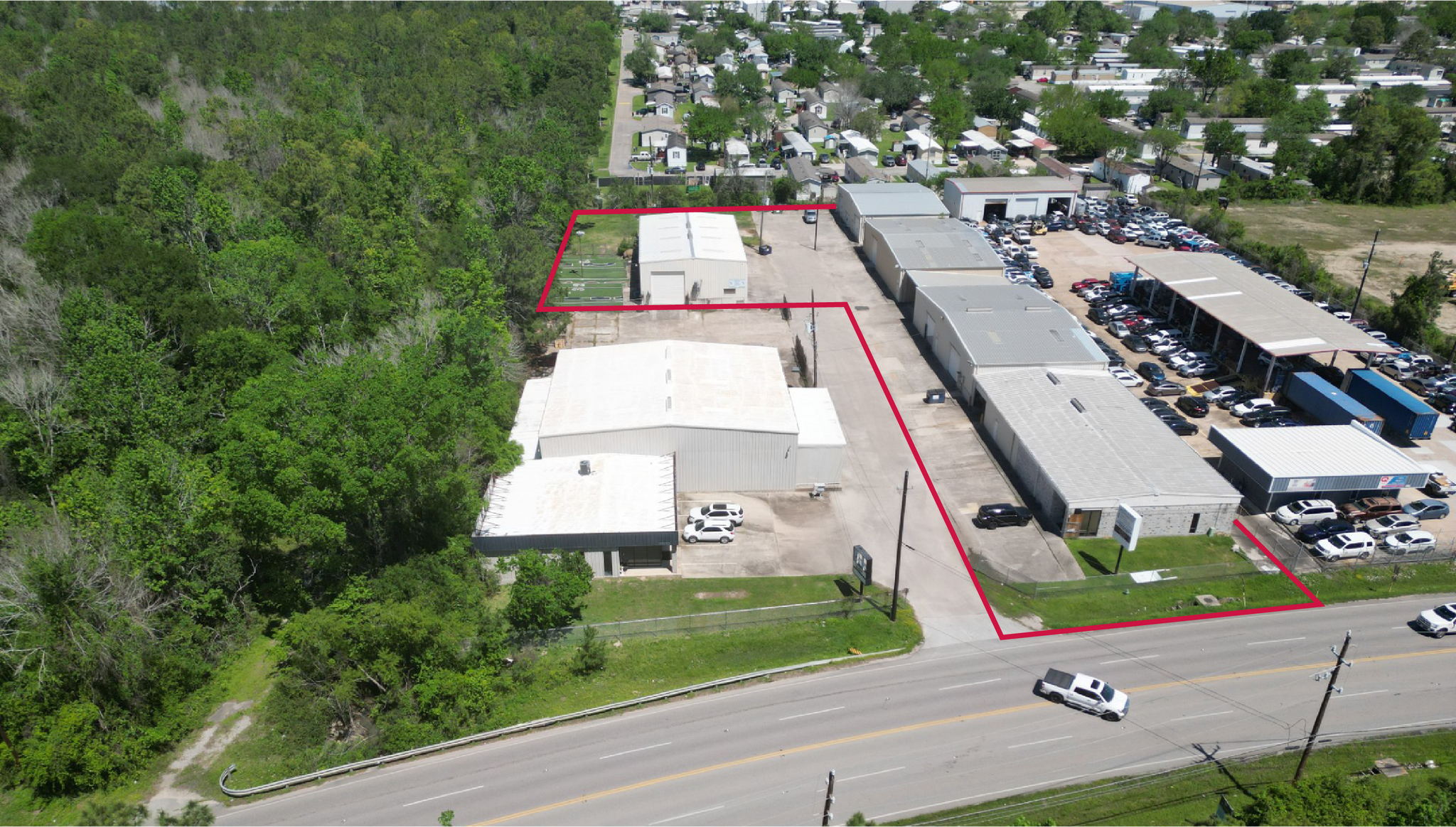 1003 Atascocita Rd, Humble, TX for lease Aerial- Image 1 of 7