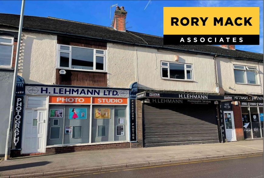 247-249 London Rd, Stoke On Trent for sale - Building Photo - Image 1 of 1