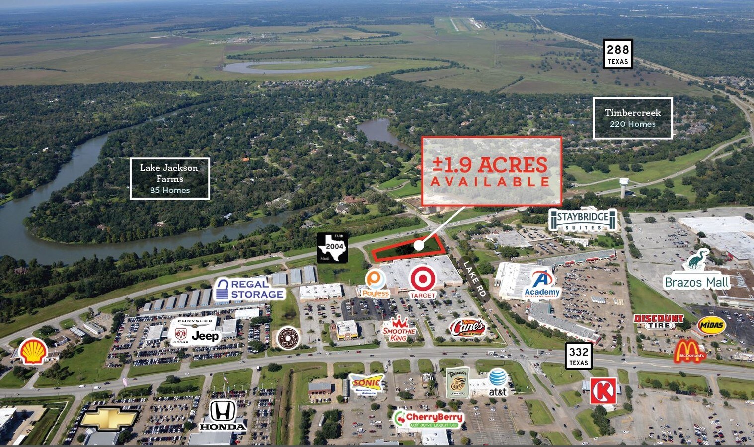FM 2004, Lake Jackson, TX, 77566 Commercial Land For Sale