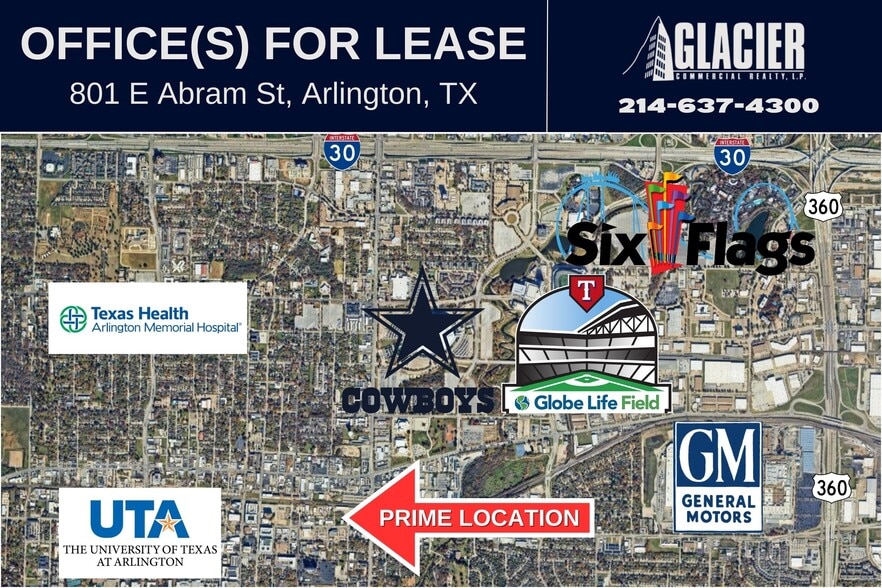 801 E Abram St, Arlington, TX for lease - Building Photo - Image 2 of 3