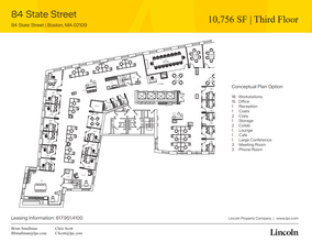 84 State St, Boston, MA for lease Floor Plan- Image 2 of 2