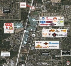 25425 Highway 59, Porter, TX - AERIAL  map view