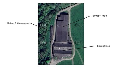 Écouflant - AERIAL map view