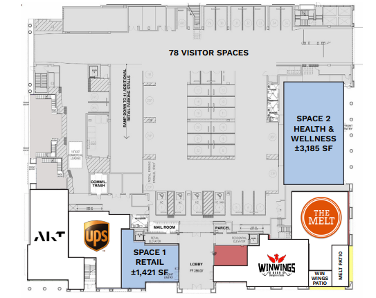 7111 Santa Monica Blvd, West Hollywood, CA for lease Floor Plan- Image 1 of 1