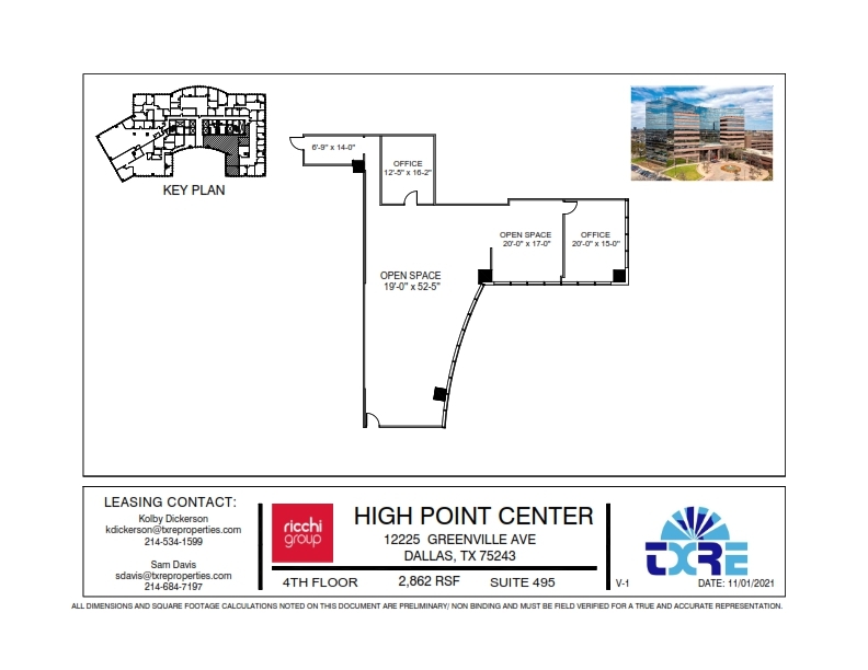 12225 Greenville Ave, Dallas, TX for lease Floor Plan- Image 1 of 1