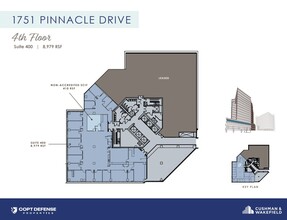 1751 Pinnacle Dr, McLean, VA for lease Floor Plan- Image 1 of 1
