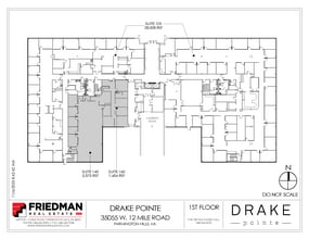 35055 W 12 Mile Rd, Farmington Hills, MI for lease Floor Plan- Image 1 of 1