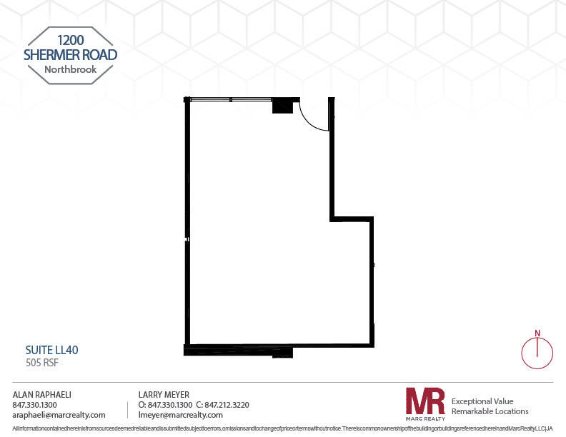 1200 Shermer Rd, Northbrook, IL for lease Floor Plan- Image 1 of 1