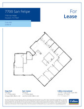 7700 San Felipe St, Houston, TX for lease Floor Plan- Image 1 of 1