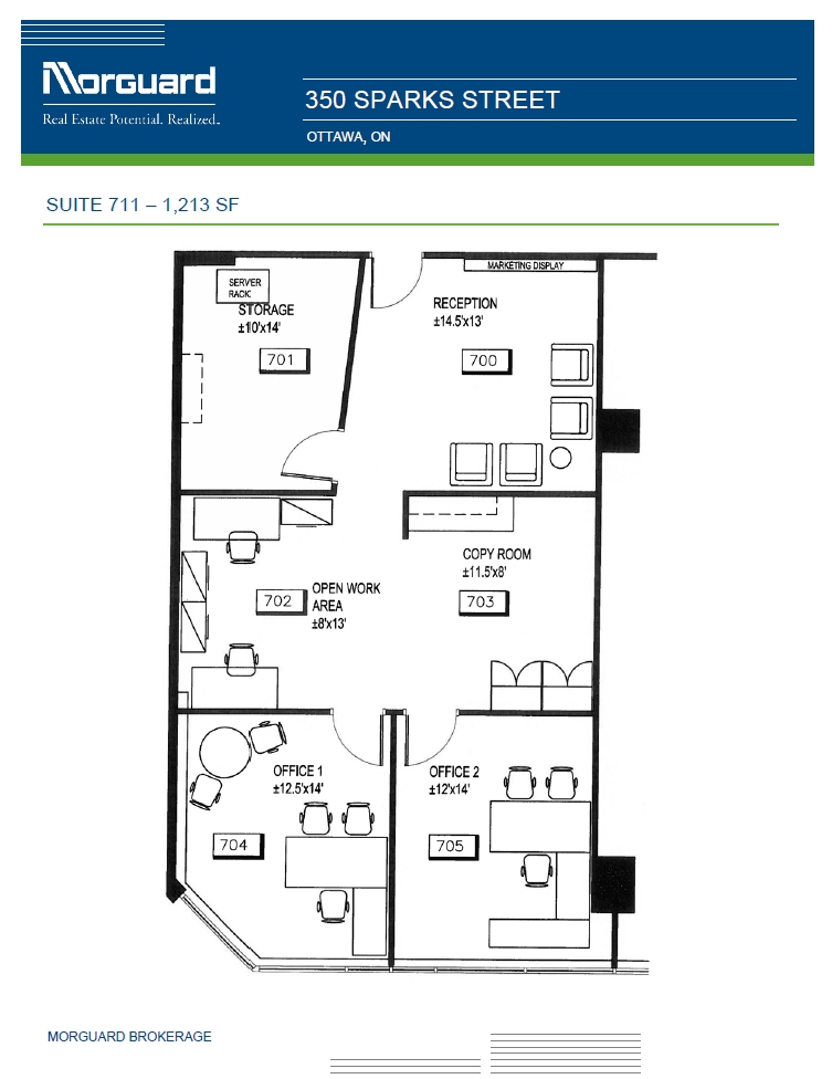 350 Sparks St, Ottawa, ON for lease Floor Plan- Image 1 of 1