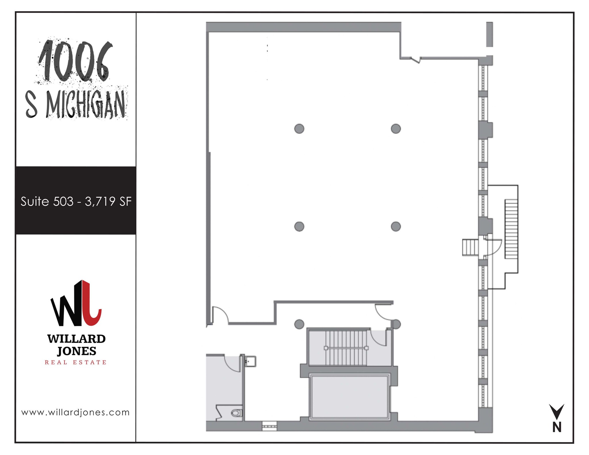 1006 S Michigan Ave, Chicago, IL for lease Floor Plan- Image 1 of 1