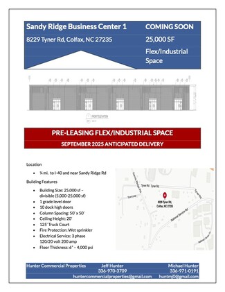 More details for 8229 Tyner Rd, Colfax, NC - Flex for Lease