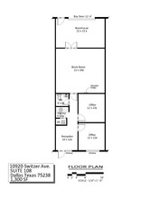 10930 Switzer Ave, Dallas, TX for lease Floor Plan- Image 1 of 1