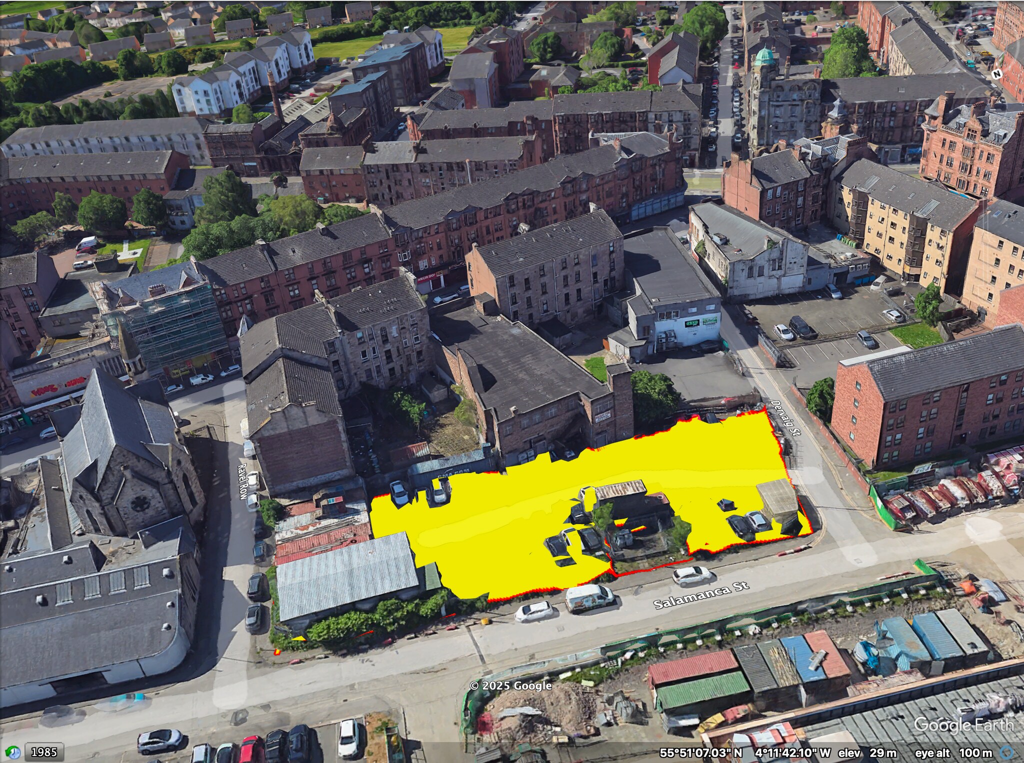 51 Westmuir St, Glasgow for sale Aerial- Image 1 of 4