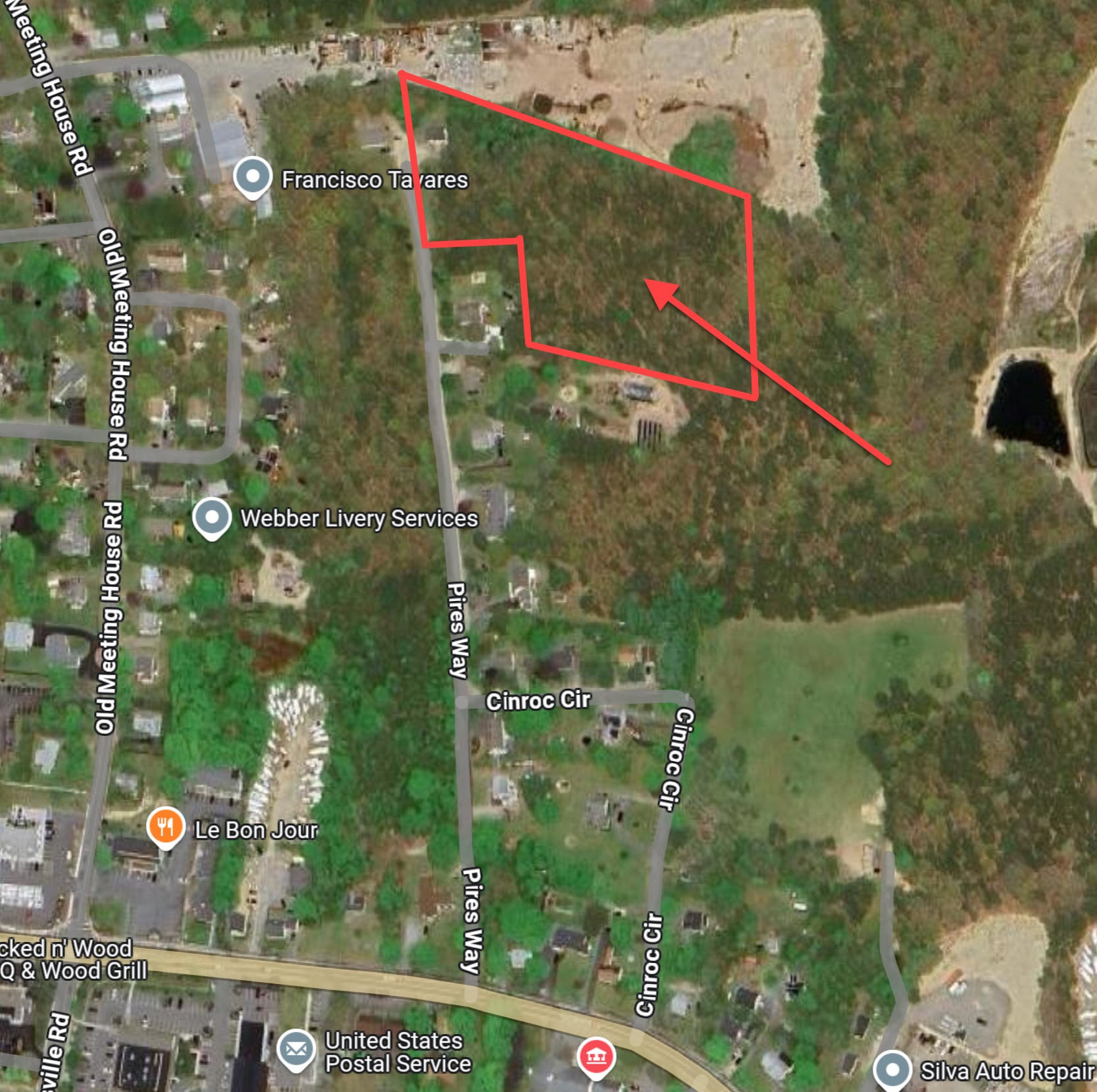 65 Pires Way, East Falmouth, MA for lease Aerial- Image 1 of 2