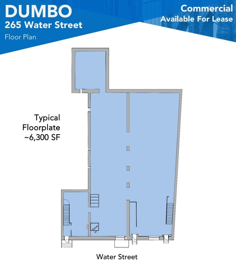 265 Water St, Brooklyn, NY for lease Floor Plan- Image 1 of 1