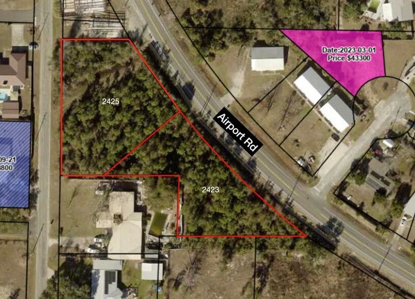 2423-2425 Airport Rd, Panama City, FL for sale - Aerial - Image 1 of 4