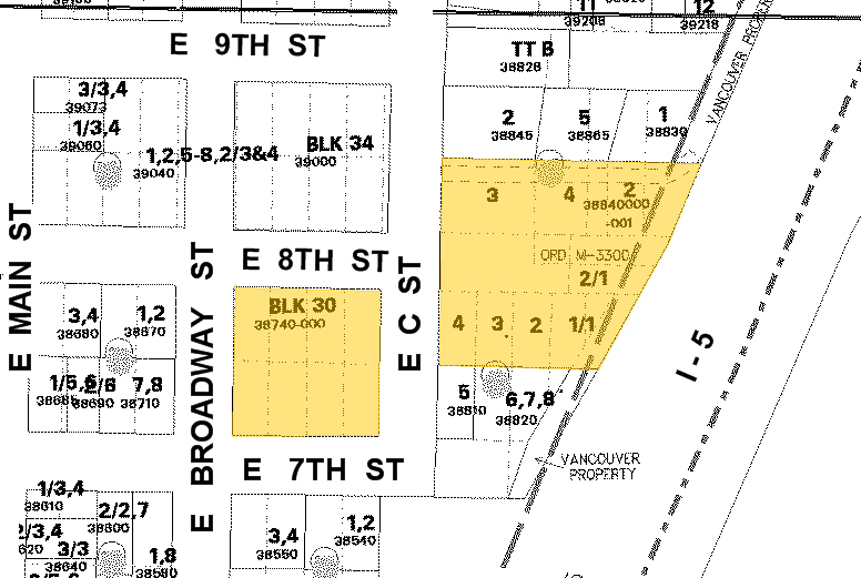 801 C St, Vancouver, WA for sale - Plat Map - Image 1 of 1