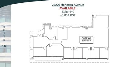 25240 Hancock Ave, Murrieta, CA for lease Floor Plan- Image 2 of 2