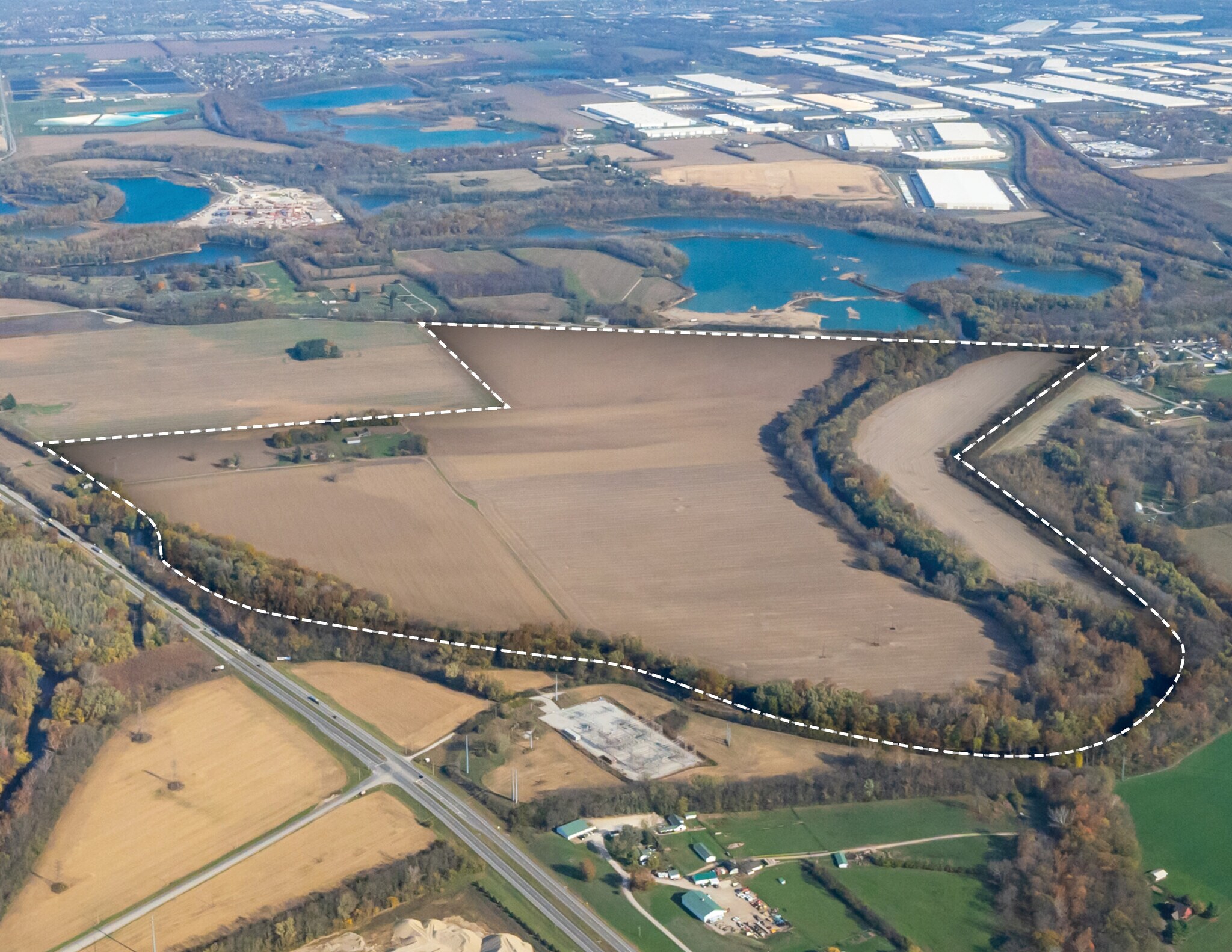 Morehead Rd, Lockbourne, OH for sale Aerial- Image 1 of 4