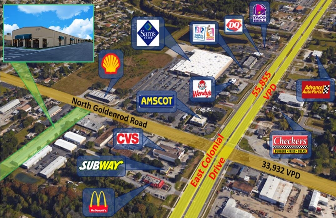 1720 N Goldenrod Rd, Orlando, FL, 32807 Flex Space For Lease