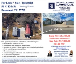 51 N 13th St, Beaumont TX - Warehouse