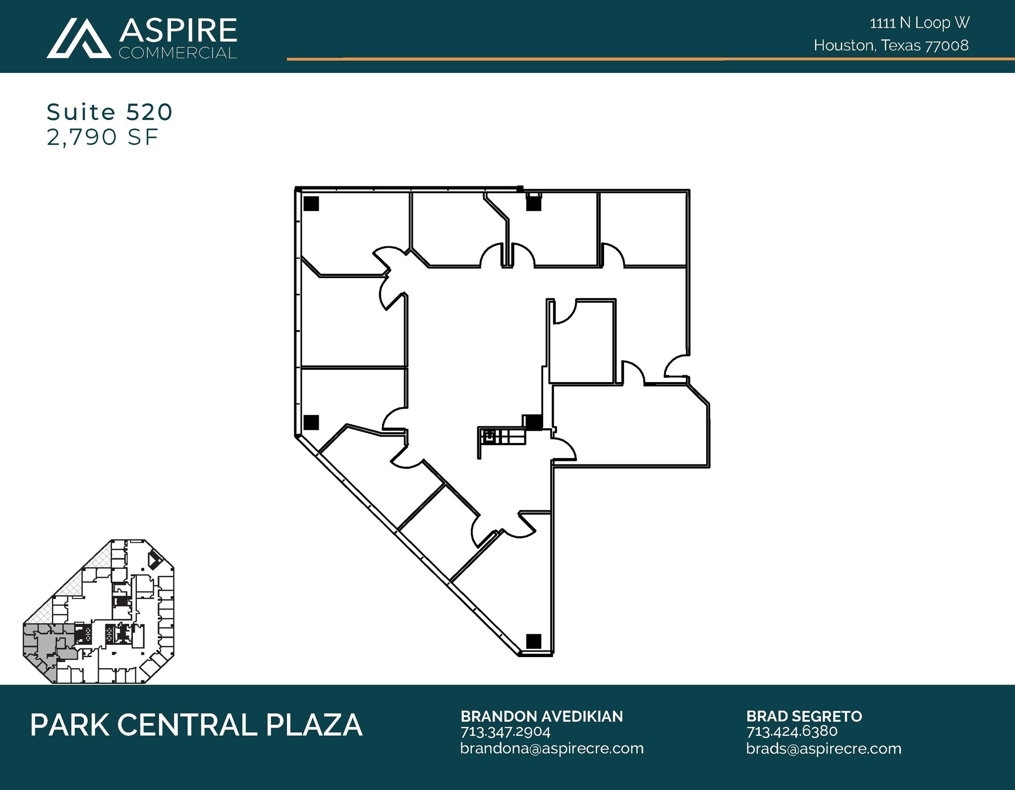 1111 N Loop W, Houston, TX for lease Floor Plan- Image 1 of 2