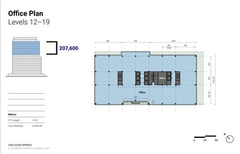 2500 Cedar Springs Rd, Dallas, TX for lease Floor Plan- Image 1 of 1