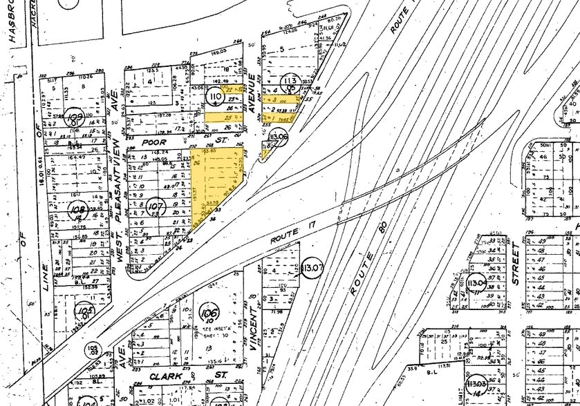 311 Vincent Ave, Hackensack, NJ for lease - Plat Map - Image 2 of 3