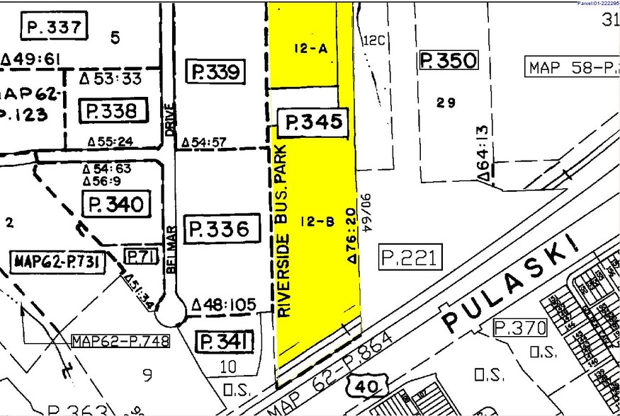 4610 Mercedes Dr, Belcamp, MD for lease - Plat Map - Image 2 of 11