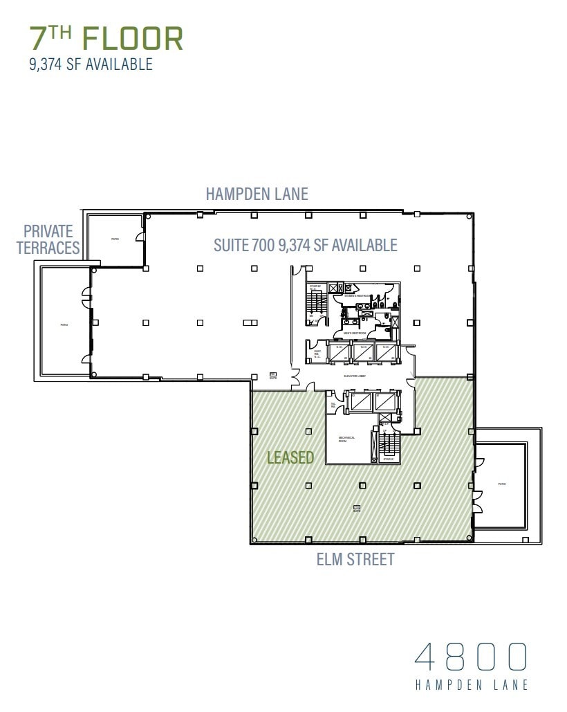 4800 Hampden Ln, Bethesda, MD for lease Floor Plan- Image 1 of 1