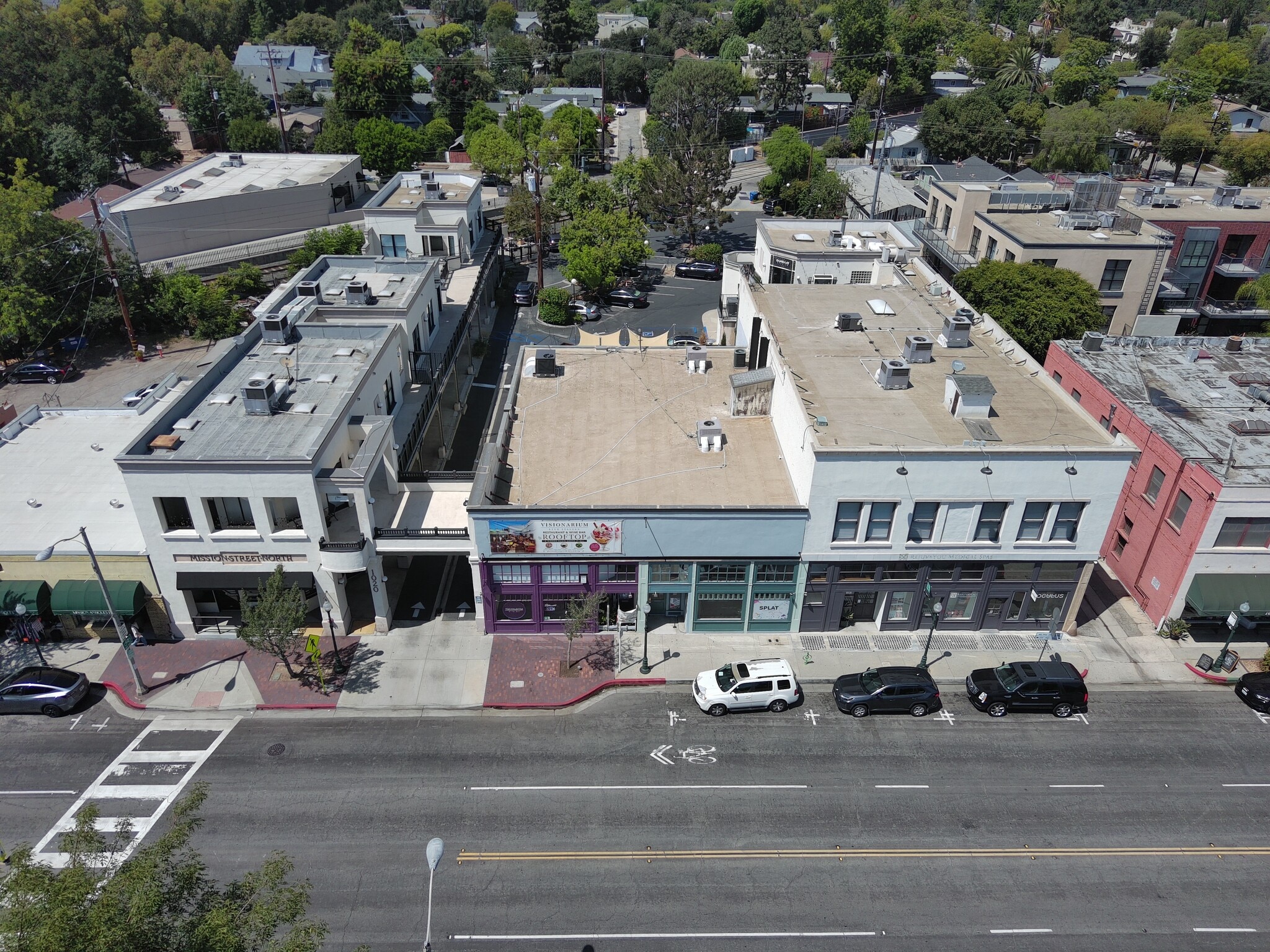 1020 Mission St, South Pasadena, CA for lease Aerial- Image 1 of 5