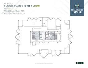 801 K St, Sacramento, CA for lease Floor Plan- Image 1 of 1