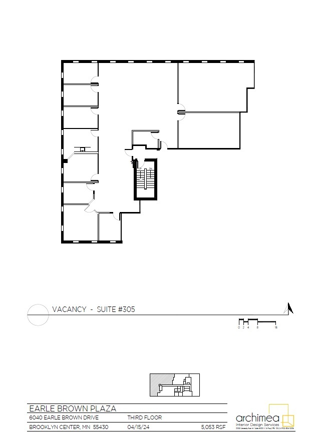 6040 Earle Brown Dr, Brooklyn Center, MN for lease Floor Plan- Image 1 of 1