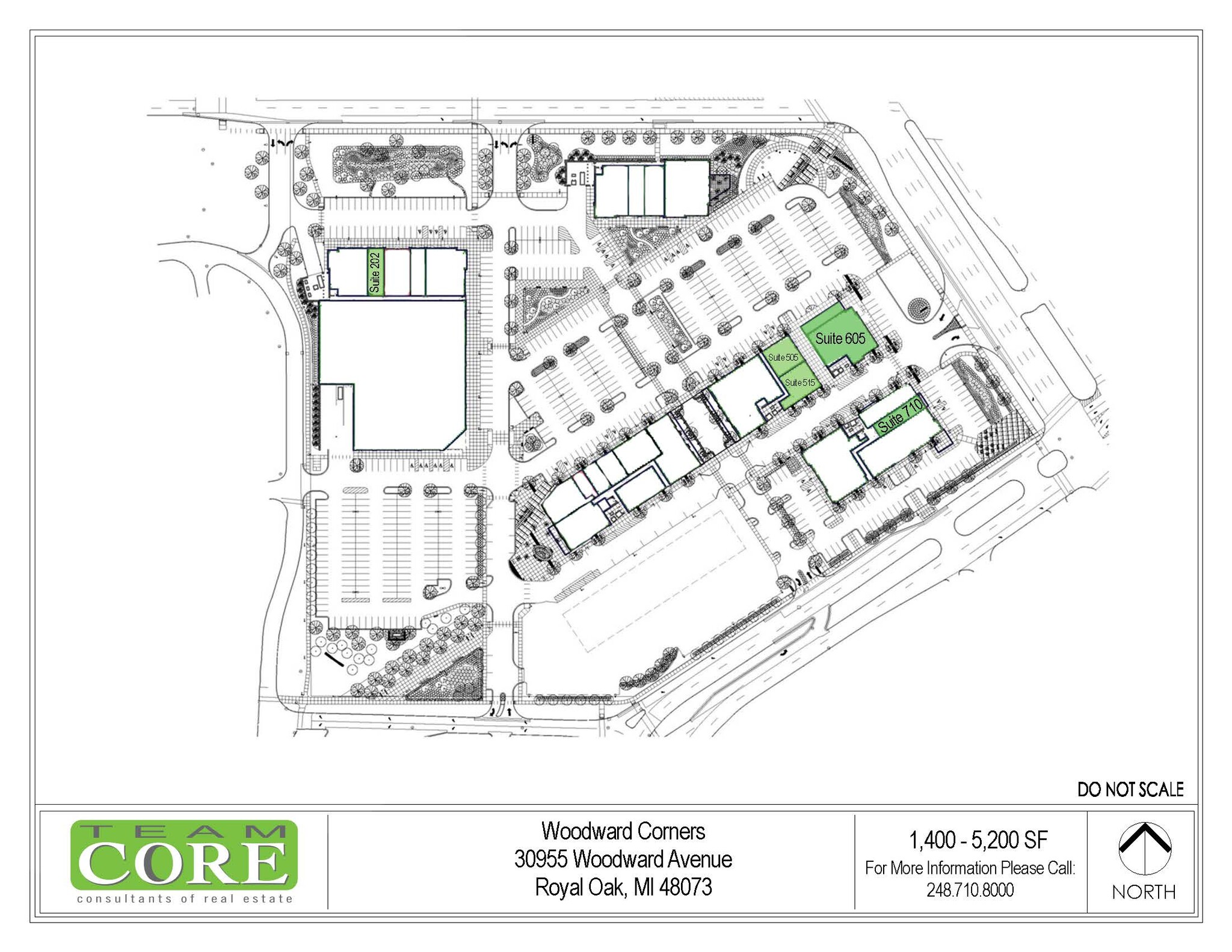 Woodward Cor, Royal Oak, MI for lease Floor Plan- Image 1 of 1