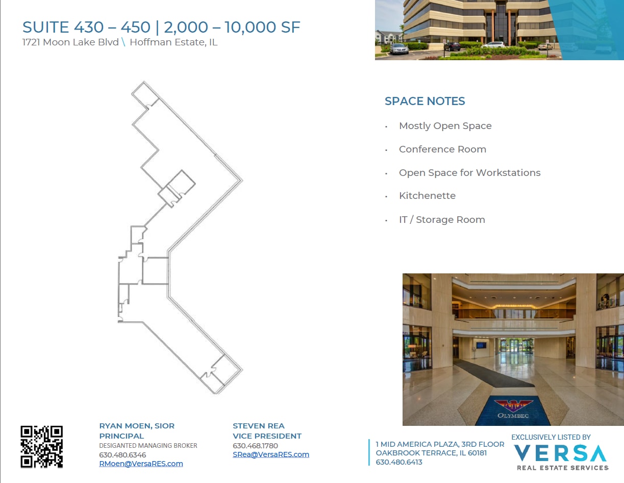 1721 Moon Lake Blvd, Hoffman Estates, IL for lease Floor Plan- Image 1 of 1