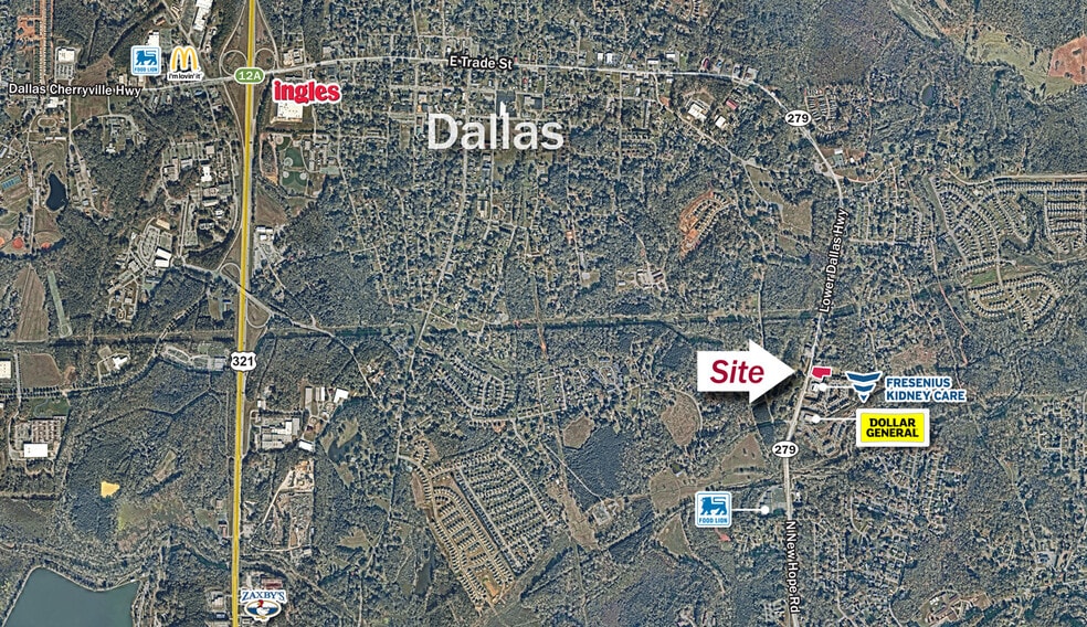 Lower Dallas Hwy, Dallas, NC for sale - Building Photo - Image 2 of 2