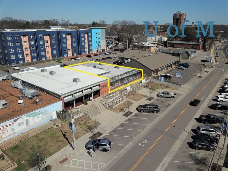 3548 Walker Ave, Memphis, TN for lease - Property with U of M - Image 1 of 6