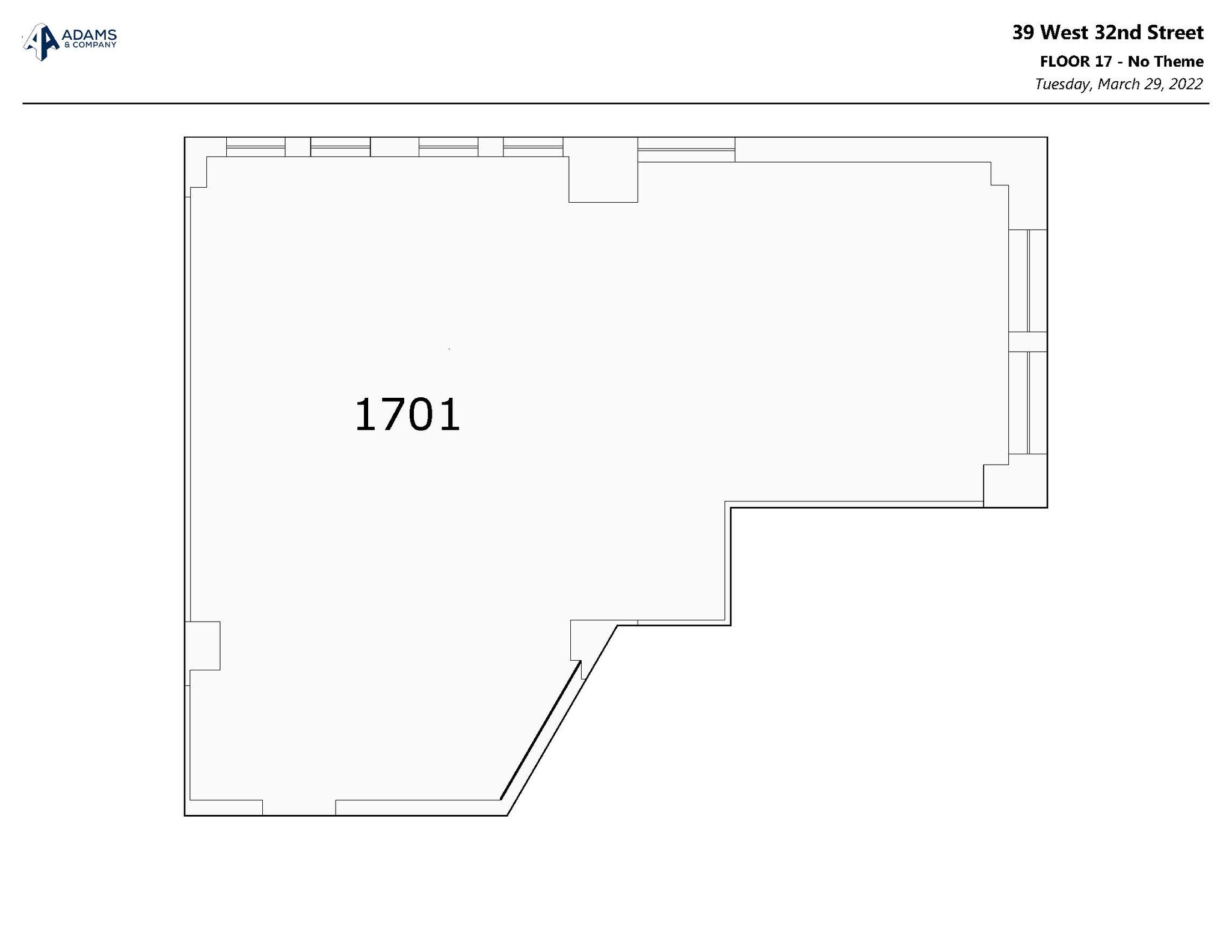 39 W 32nd St, New York, NY for lease Floor Plan- Image 1 of 1