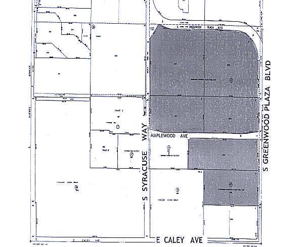 5970 Greenwood Plaza Blvd, Greenwood Village, CO for lease - Plat Map - Image 3 of 5