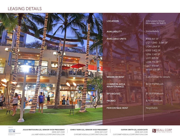 227 Lewers St, Honolulu, HI for lease - Building Photo - Image 2 of 10