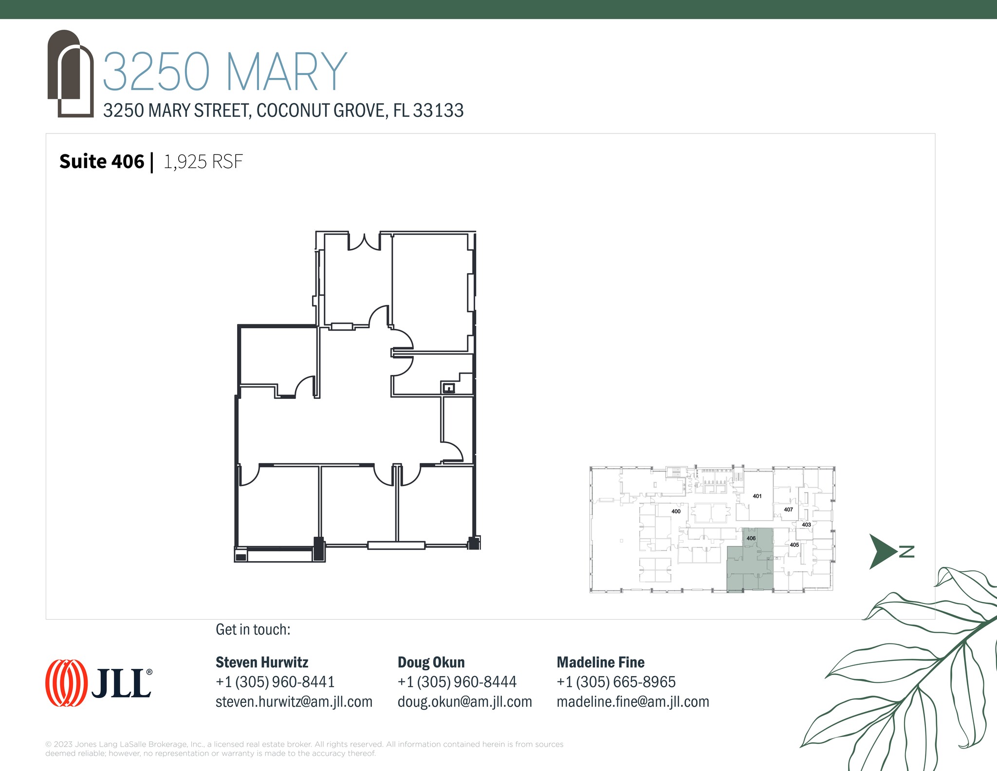 3250 Mary St, Coconut Grove, FL for lease Site Plan- Image 1 of 2