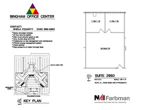 30600-30700 - 30800 Telegraph Rd, Bingham Farms, MI for lease Floor Plan- Image 1 of 2