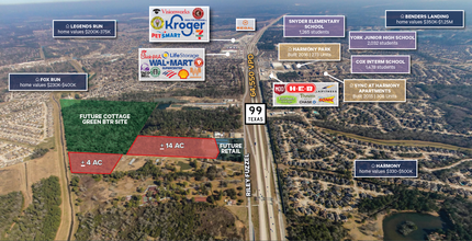 1803 Riley Fuzzel Road, Spring, TX - aerial  map view - Image1