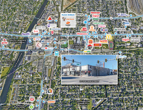 27-31 E Cass St, Joliet, IL - aerial  map view