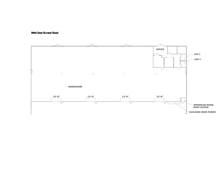 3644 E Sunset Rd, Las Vegas, NV for sale - Floor Plan - Image 3 of 8