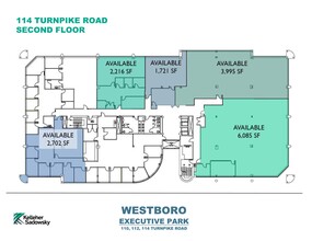 114 Turnpike Rd, Westborough, MA for lease Floor Plan- Image 1 of 1