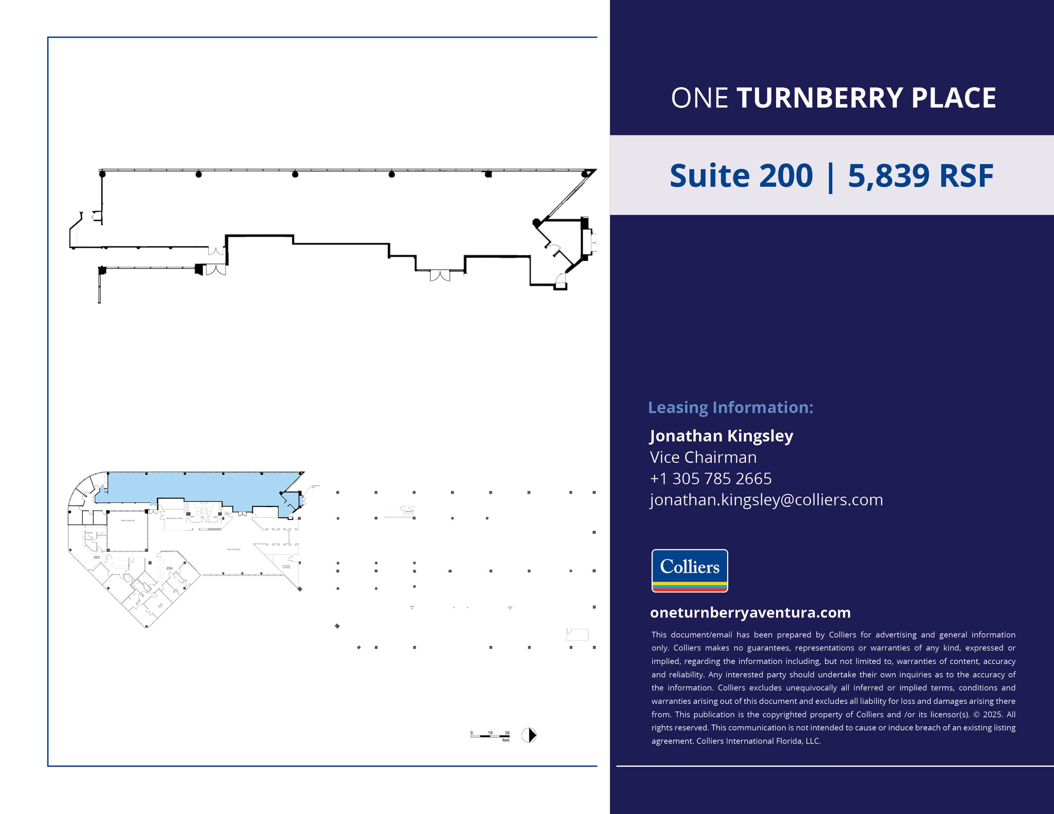 19495 Biscayne Blvd, Aventura, FL for lease Floor Plan- Image 1 of 2