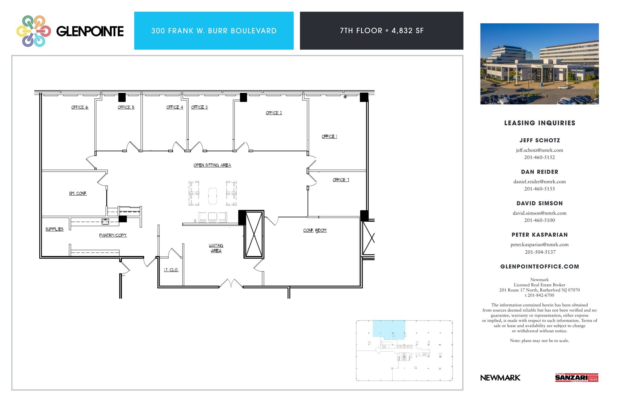 300-500 Frank W Burr Blvd, Teaneck, NJ for lease Site Plan- Image 1 of 1