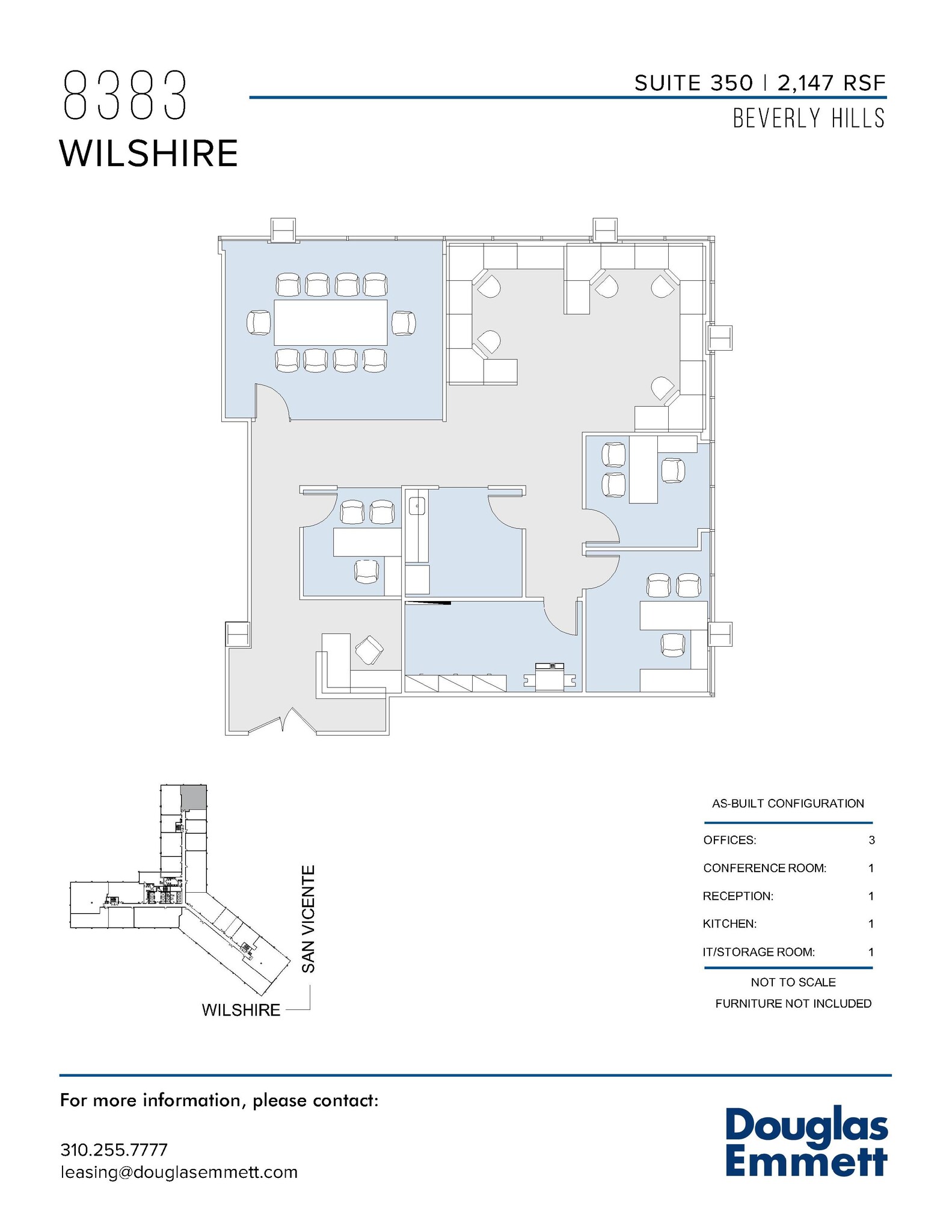 8383 Wilshire Blvd, Beverly Hills, CA for lease Floor Plan- Image 1 of 1